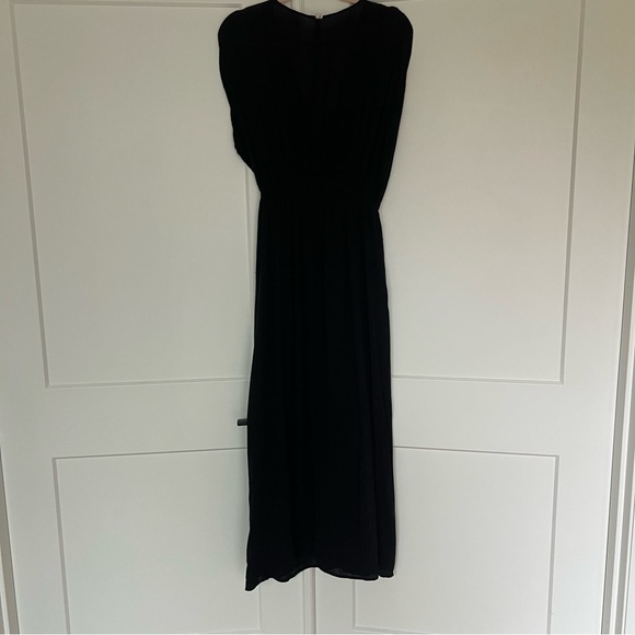 ELAN Wrap Maxi coverup dress- black - Picture 9 of 9